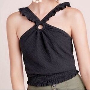 Anthropologie Black Top